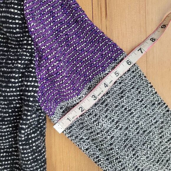 Vintage Annikki Karvinen geometric lagenlook art to wear blazer flared sleeve - Picture 16 of 16